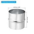 thumbnail image 2 of Unique Bargains 4" Galvanized Steel Duct Connector Duct Coupling Vent Coupler, 4" Long, 2 of 5