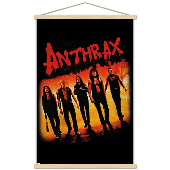 Anthrax - Street Fight Wall Poster with Magnetic Frame, 22.375" x 34"