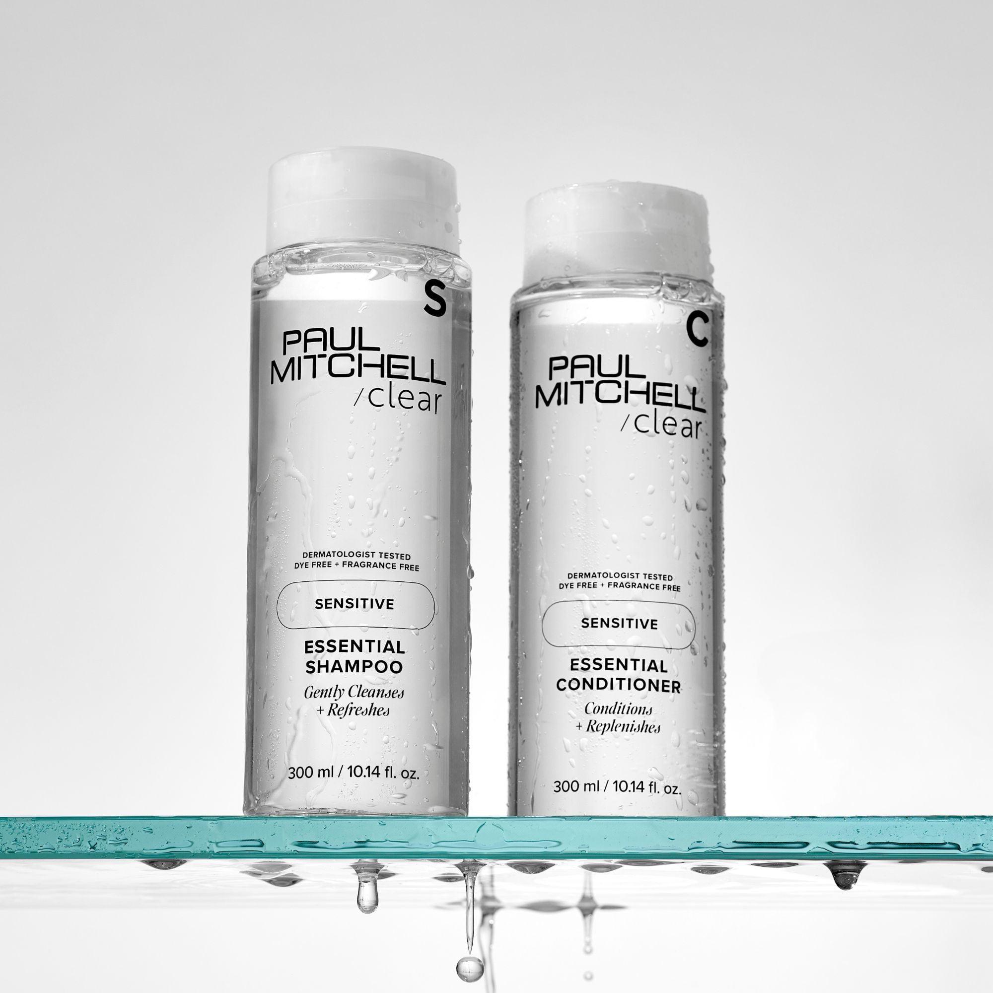 Paul Mitchell Clear Essential Shampoo, Fragrance Free, Dermatologist-Tested For Sensitive Scalp + Skin, 10.14 fl. oz.