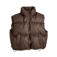thumbnail image 2 of Aofany Puffer Vest for Toddler Kids Girls Zip up Stand Collar Sleeveless Thermal Warm Jacket Padded Lining Outerwear with Side Pockets 2-15 Years, 2 of 7