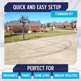 thumbnail image 2 of Murray Sporting Goods Basketball Court Marking Stencil Kit for Driveway, Asphalt or Concrete | Court Marking Stencil Spray Paint Kit for Backyard Basketball Court (2.0), 2 of 5