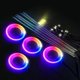 thumbnail image 4 of 18 In 1 22 In 1 Streamer Symphony Car Ambient Lighting Interior 213 64 Color Rgb Led Light Rainbow Dashboard Acrylic Strip Kit, 4 of 5