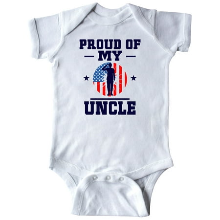 

Inktastic Military Uncle Proud Nephew Gift Baby Boy or Baby Girl Bodysuit