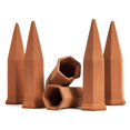 thumbnail image 2 of 6 Pcs Plant Watering Devices Terracotta Self Watering Spikes Garden Irrigation Tool, 2 of 7