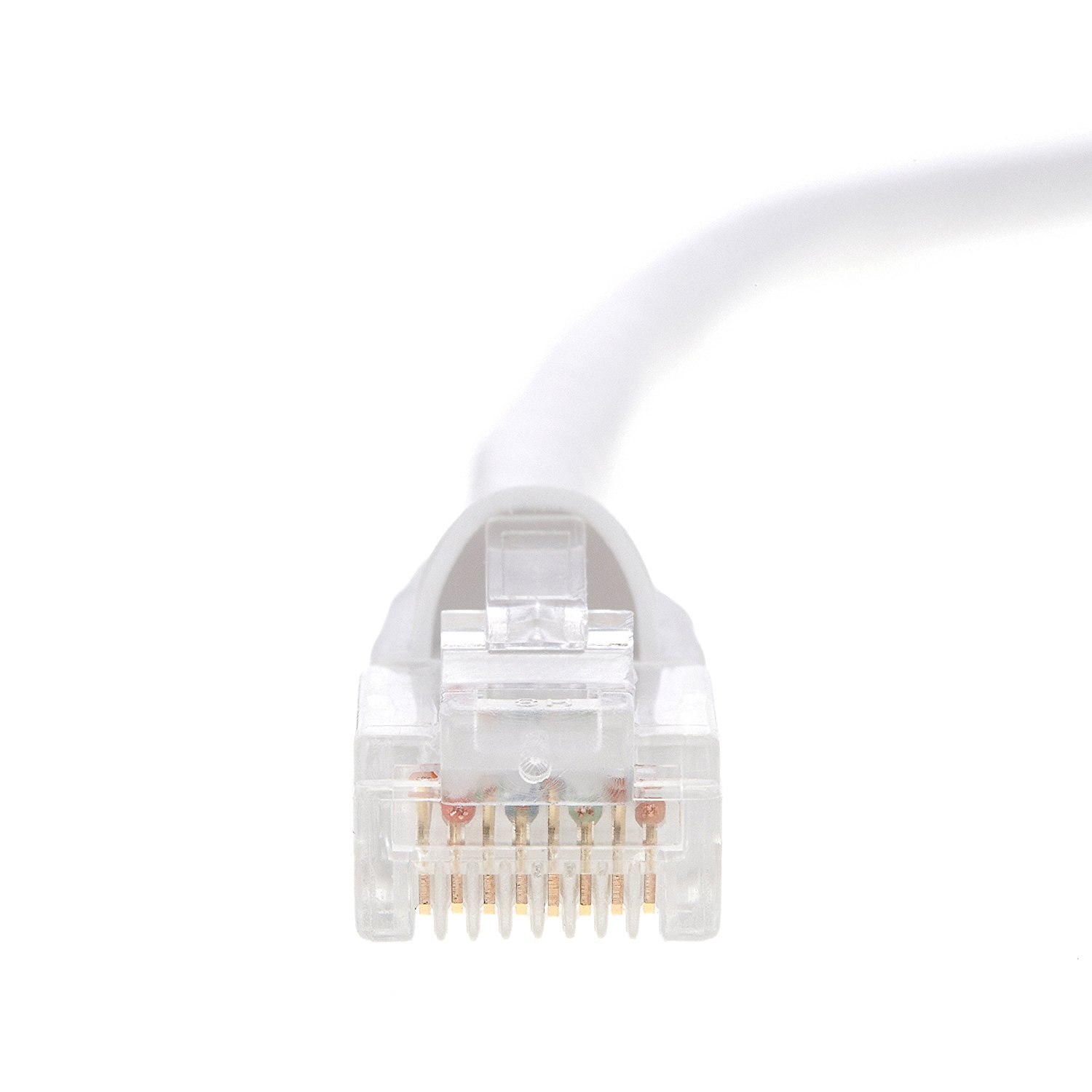 InstallerParts (5 Pack) Ethernet Cable CAT6 Cable UTP Booted 100 FT - White - Professional Series - 10Gigabit/Sec Network / High Speed Internet Cable, 550MHZ - image 5 of 5