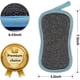 thumbnail image 2 of 2026 12-Pack Multi-Purpose Scrub Sponges Kitchen, Dishwashing Sponges (Blue), 2 of 5