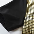 thumbnail image 3 of WREESH Men's Party Button Down Shirts Formal Sequin Buckle Shirts with Collar for a Bright and Colorful Appearance Yellow, 3 of 8
