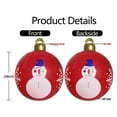 thumbnail image 4 of Nkmbld Large Inflatable Christmas Ornaments, 24inch Inflatables Xmas Decorated Ball for Holiday Indoor Outside Yard Lawn Porch Decor, 4 of 9