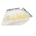 thumbnail image 4 of Fiudx Set de Suministros para Fiestas, Platos, Vasos y Servilletas Desechables de Papel Gold Point, Multiusos para Picnics, Eventos Especiales y Comidas Diarias. Paquete de 25 Piezas, 18 Cm, Fácil de, 4 of 4