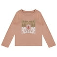 thumbnail image 3 of BTween Girls 4-Pack Long Sleeve Graphic T-Shirts - 100% Cotton, Fun & Vibrant Designs, Gray, 4/5, 3 of 7