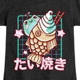thumbnail image 3 of Instant Message - Taiyaki Frog - Toddler & Youth Girls Short Sleeve Graphic T-Shirt, 3 of 6