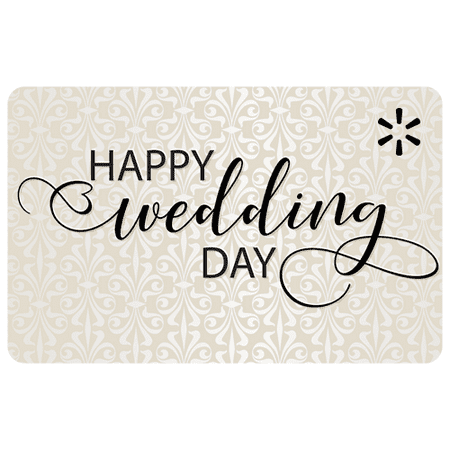 Happy Wedding Day Walmart Egift Card