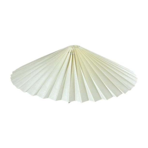 Pantalla de lámpara plisada, cubierta de repuesto para lámpara, decoración del hogar, cubierta moderna para estudio Beige