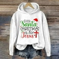 thumbnail image 1 of Prix Réduit! Aqestyerly Hauts de Noël à Manches Longues pour Femmes Imprimé de Noël Col Rond Pull Ample, 1 of 3