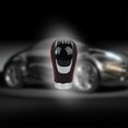 thumbnail image 3 of Reemplazo de perilla de cambio de marchas automático de cuero PU 5 velocidades accesorios de palanca de vehículo automotriz interno elegante de Automoción decorativa y accesorios Alambre rojo negro Kenally VI017582-01B, 3 of 6
