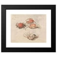 thumbnail image 2 of Myles Birket Foster 18x15 Black Modern Framed Museum Art Print Titled - Studies of Spider Crabs, Venice (1874), 2 of 5