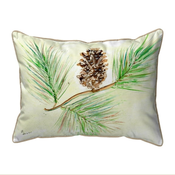 Betsy Drake HJ161 16 x 20 in. Pinecone Large Pillow