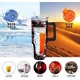 thumbnail image 5 of Skull Tumbler with Handle and Straw,40 oz Skeleton Rose Butterfly Stainless Steel Insulated Cup with Lid and Straw,Goth Travel Coffee Mug Water Bottle,Birthday Halloween Mothers Day Gifts for Women, 5 of 7