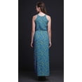 thumbnail image 4 of Bimba Bird Women Sleeveless Crew Neck Halter Gown With Side Slits Maxi Dress-X-Small, 4 of 6
