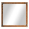 thumbnail image 2 of Rayne Ozark Hardwood Red Oak Mirror Wall Mirror 46"x33" Leaning Floor Mirror Honey With Decorative Corner Brackets, 2 of 4