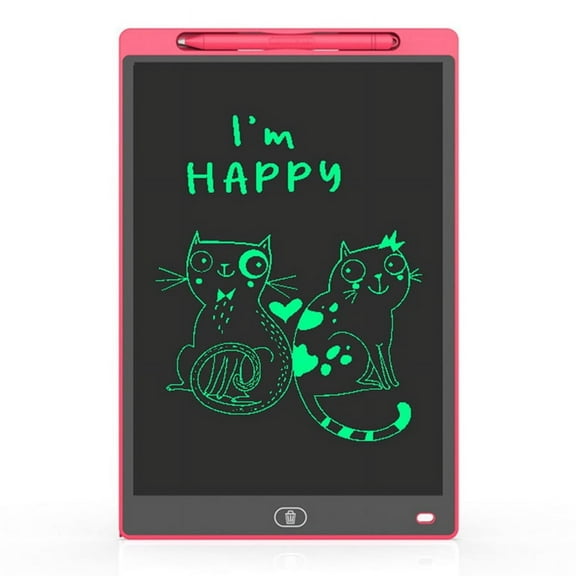 12 Inch LCD Drawing Board Suitable for Children'S Toys, Painting, Electronic Writing Board, Boy Children (Monochrome) F