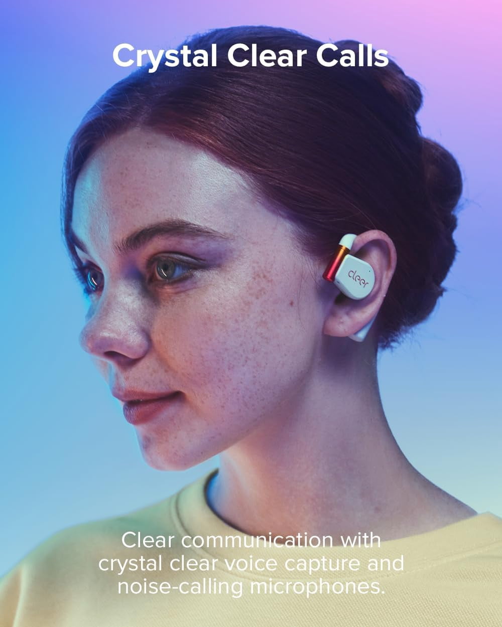 Cleer ARC 3 Gaming Earbuds, True Wireless, White, Ultra-Low