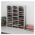 thumbnail image 3 of Fellowes® Literature Organizer, 36 Compartments, 34 11/16"H x 29"W x 11 7/8"D, Dove Gray, 3 of 3