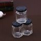 thumbnail image 5 of ITSELFER - 10 botellas de vidrio transparente hexagonal de 45 ml, 60 g, para almacenar miel, nueces, azúcar, para el hogar y la cocina., 5 of 6