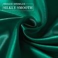 thumbnail image 5 of Astarin Satin Silk Pillowcase for Hair, Dark Green Standard Size silk pillow, Satin Pillow Covers 2 Pack with Envelope Closure, 20x26 Inches, 5 of 7