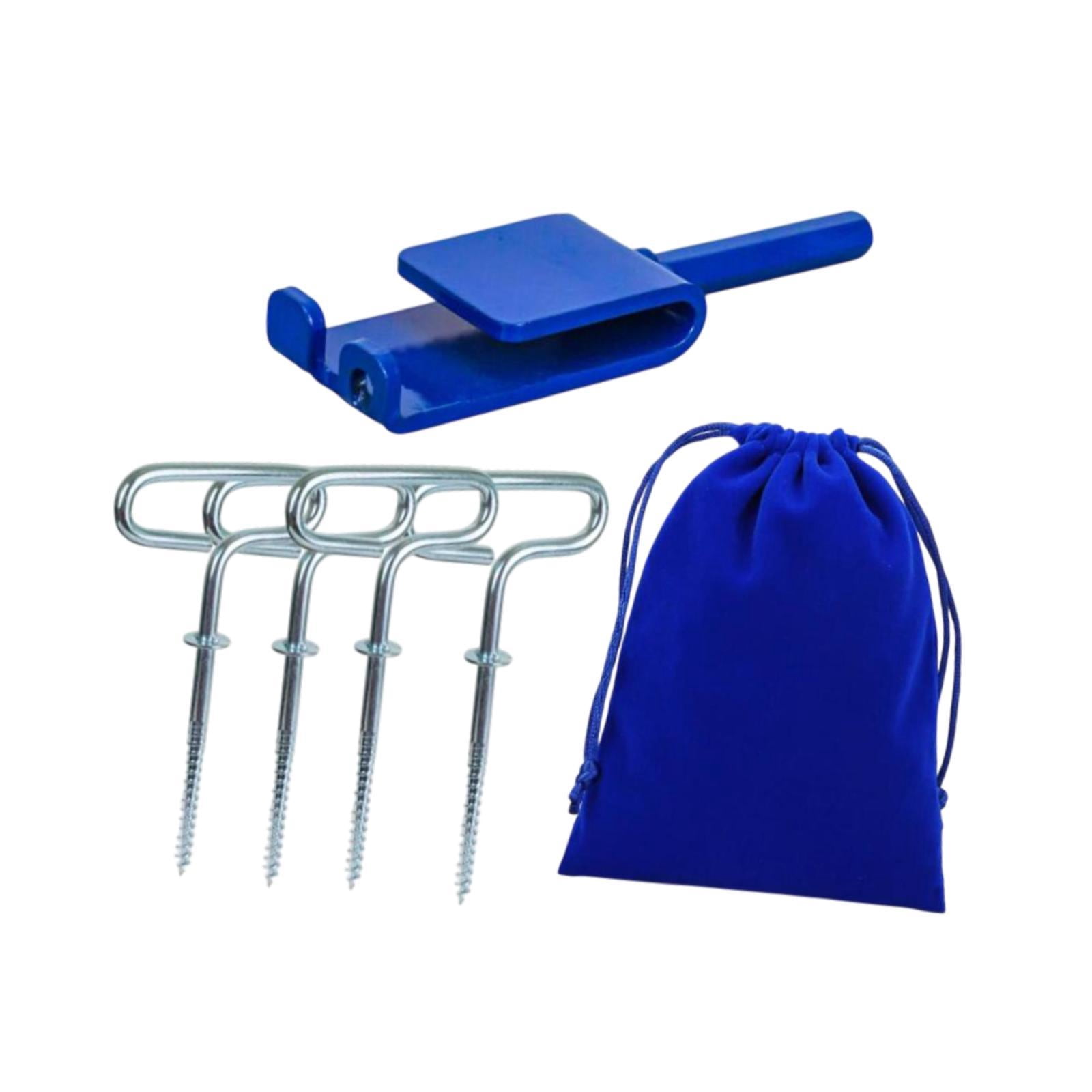GARENDE Ice Fishing Anchor Tool Metal for Anchors Make Set up Shelter Quick and Easy