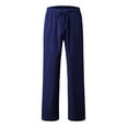thumbnail image 2 of Men's Casual Pants Men'S Loose Straight Summer Casual Pants Breathable Blue M, 2 of 4