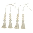 thumbnail image 4 of OHOIOLLA 4Pcs Wood Tassel Beads Ornaments for Kitchen Rustic Country Decor, 4 of 8