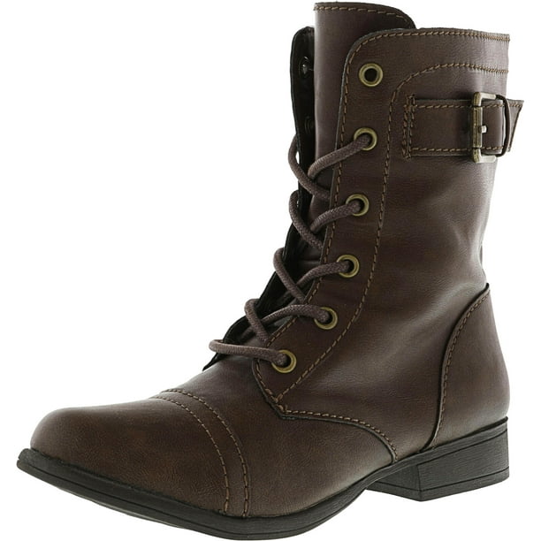 brown hightop boots