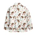thumbnail image 5 of Uorisanigo Girls Sweatshirts Fashion Long Sleeve Pullover Top Fall Trendy Mushroom Hedgehog Quarter Zipper Cropped Sweatshirt School Athletic Tops for Sports and Daily Wear, 5 of 7