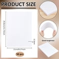 50Pcs Paper Drawing Paper Rectangle White 298x210x0.3mm - Walmart.com
