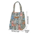 thumbnail image 2 of Insulated Lunch Bag Reusable Hawaii Floral Print Tote Proof Thermal Bag Large Capacity Ideal for Work School Picnics, 2 of 7