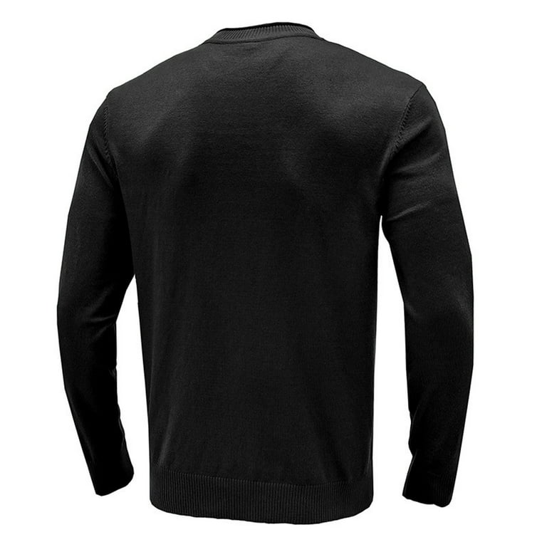 Plain black mens clearance jumper