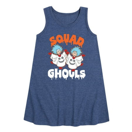 

Dr. Seuss - Squad Ghouls - Toddler and Youth Girls A-line Dress