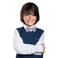 thumbnail image 3 of Boys Blue Pre-Tied Bowtie, Stripes, 1 to 10 years, 3 of 3
