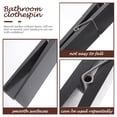 thumbnail image 2 of Varilla Para Colgar Ropa PENGJTMXG Pinzas Gigantes De Madera Toallero Negro Mate, 2 of 3