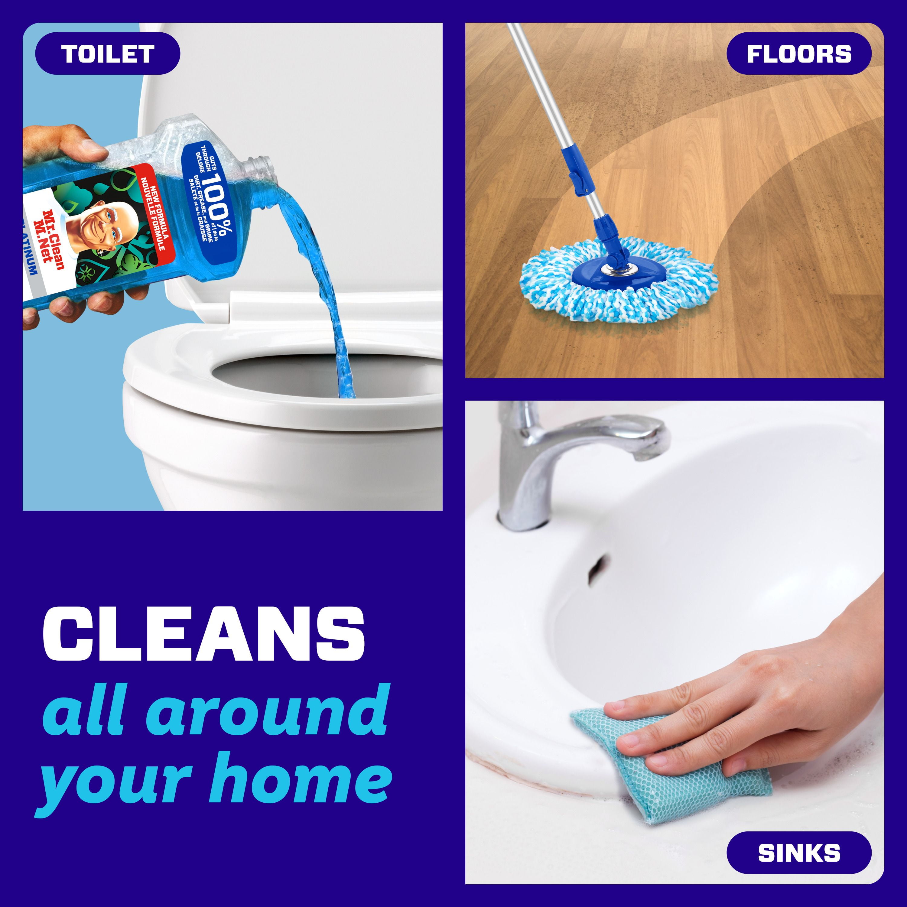 Mr. Clean All Purpose Cleaner, Floor Cleaner, Mop Soap, Cleaning Liquid, Unstopables, 1.21L, 1 Pack