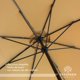 thumbnail image 5 of Sombrilla Para Exterior Jardin Playa 2.7mts Acero Reforzada cafe Sky Green HJSB25140001, 5 of 8