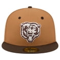 thumbnail image 2 of Men's New Era  Light Brown/Dark Brown Chicago Bears Two-Tone Walnut 59FIFTY Fitted Hat, 2 of 5