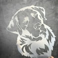 thumbnail image 3 of Zeus Art Sculpture Wide Application Vivid Stainless Steel Labrador Dog Pattern Sculpture Model for Garden, 3 of 7