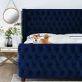 thumbnail image 3 of Jennifer Taylor Home Brooklyn Tufted Bed, King, Navy Blue, 3 of 19