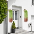 thumbnail image 5 of Plantas colgantes artificiales con cesta de flores de paja tejida, vegetación de plástico de hiedra falsa para pared, hogar, sala de estar, cocina, oficina, patio, decoración interior y exterior, 5 of 5