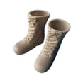 thumbnail image 2 of Bota de pantorrilla para muñeca masculina a escala 1:6, simulación de bota de pantorrilla con cordones, moda informal, punta redonda para muñeca, 2 of 7