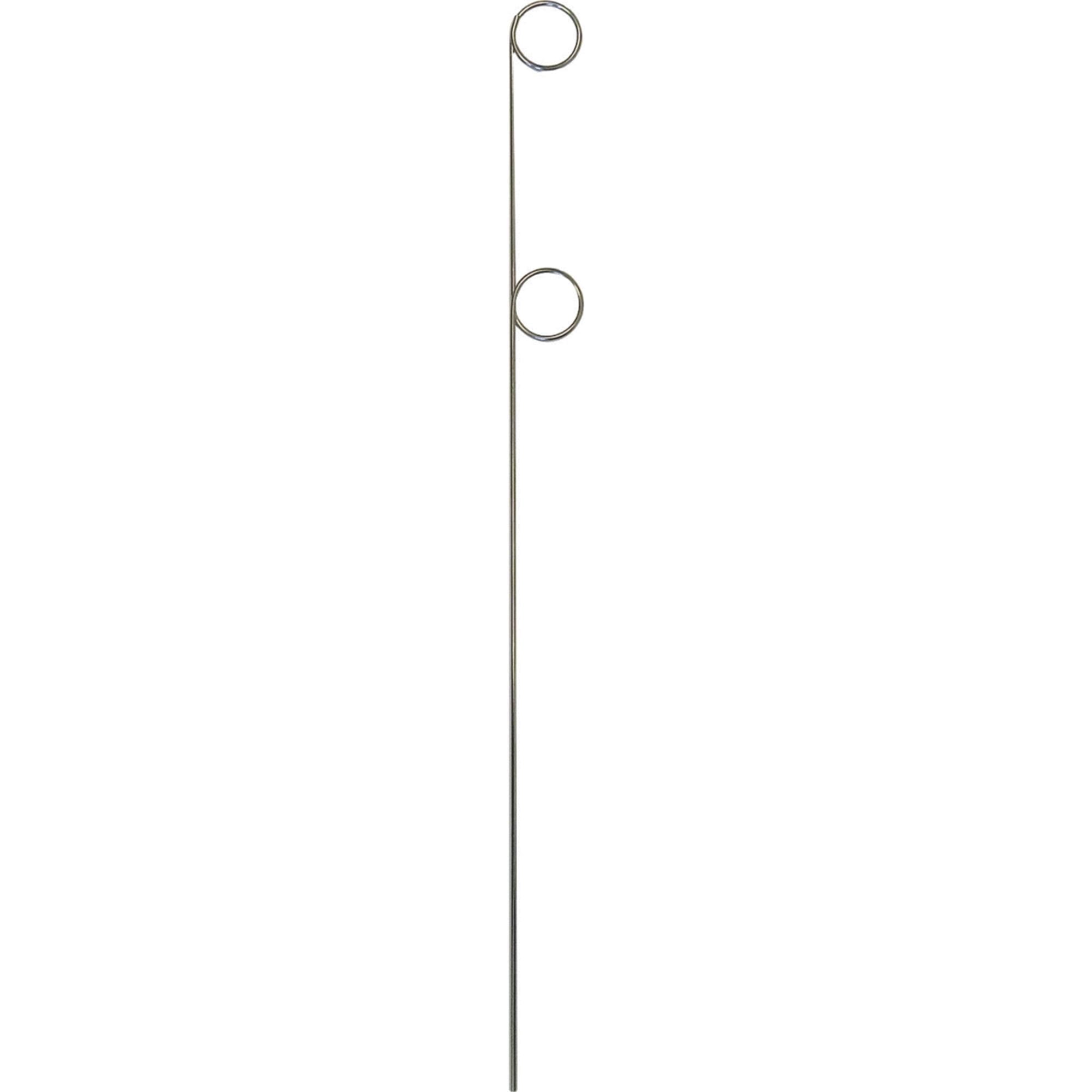 (2 pack) Hy-Ko Metal Pigtail Sign Stake/Holder, 28 inch, Weather-resistant