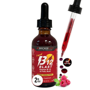 Bricker Labs Bricker Labs B-12 Blast Vitamin B12 & Folic Acid Supplement, 2 oz
