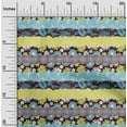 thumbnail image 2 of oneOone Silk Tabby Brown Fabric Floral Craft Projects Decor Fabric Printed By The Yard 42 Inch Wide, 2 of 5
